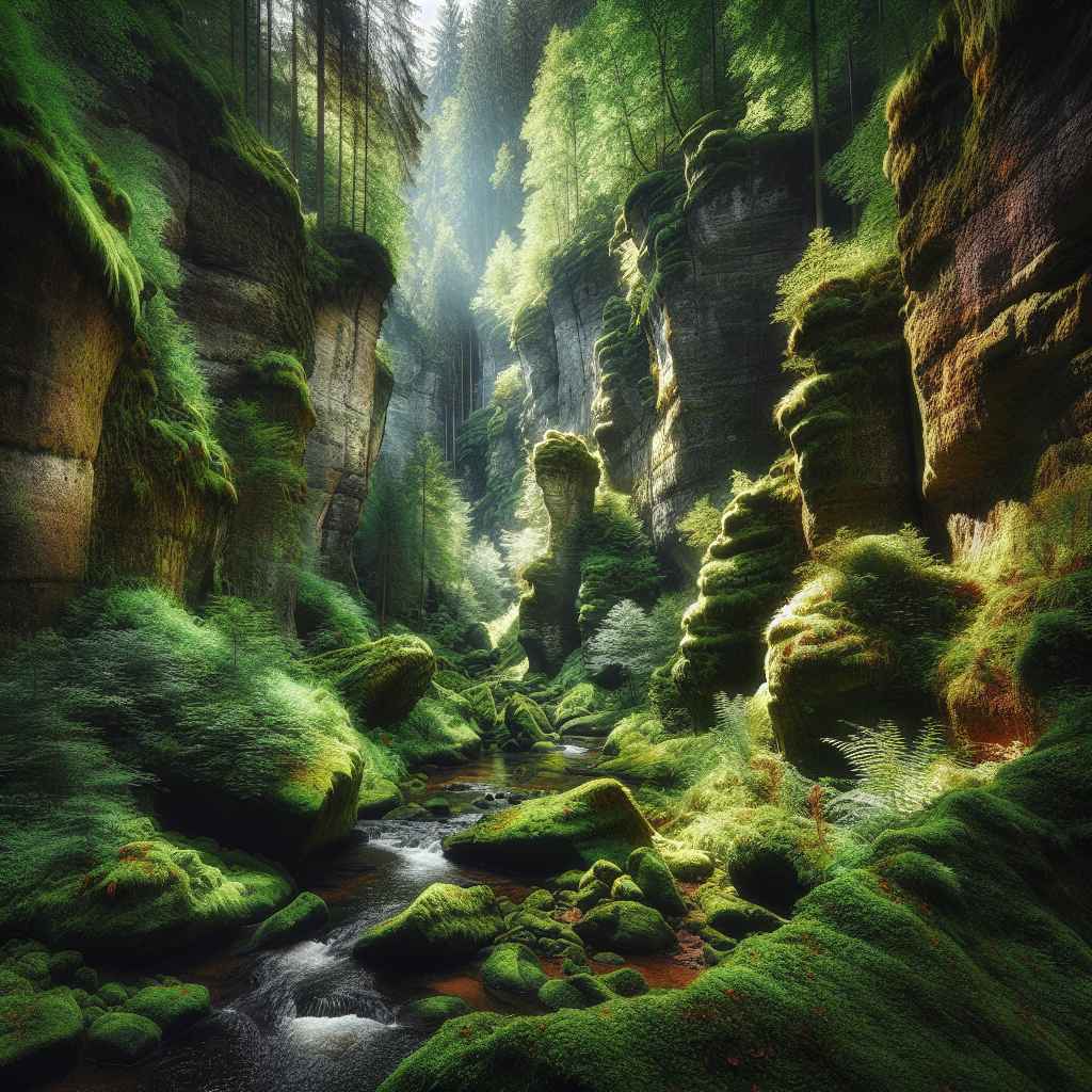 Massendorfer Schlucht in Franken