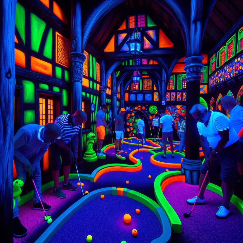 schwarzlicht minigolf nürnberg