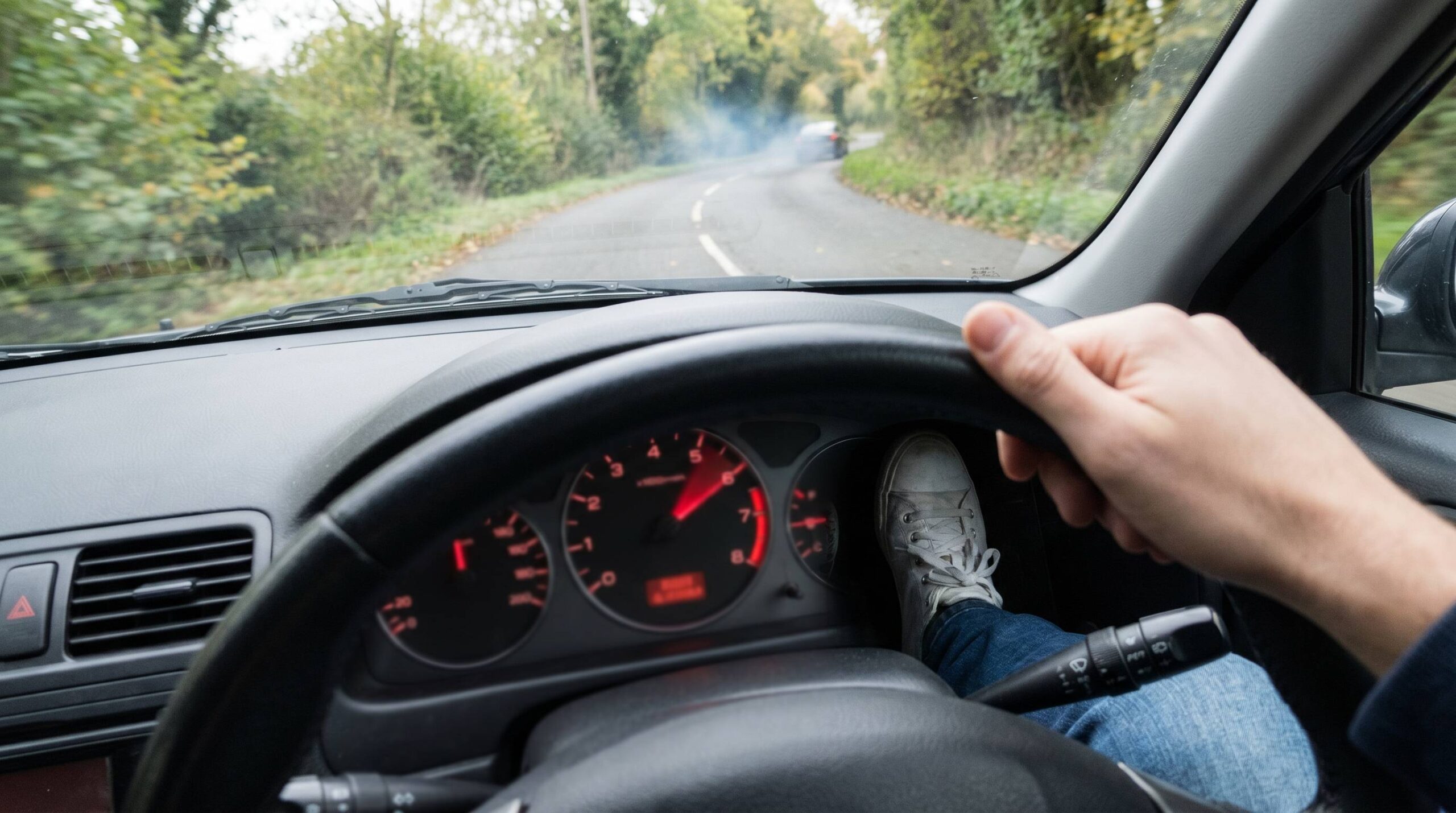 Sie Fahren ein Kraftfahrzeug mit manuellem Schaltgetriebe. Welches Verhalten Belastet die Umwelt